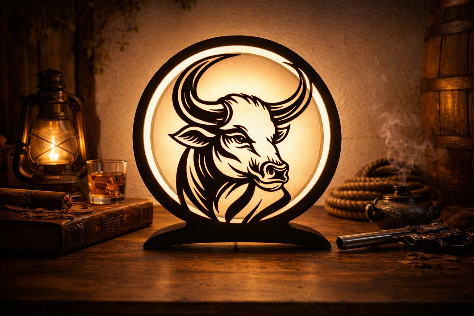 lampe taureau