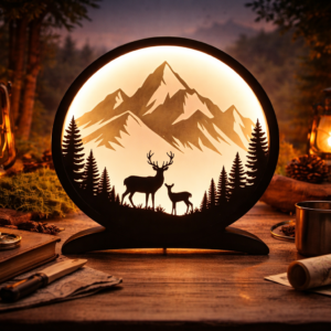 Lampes double motifs