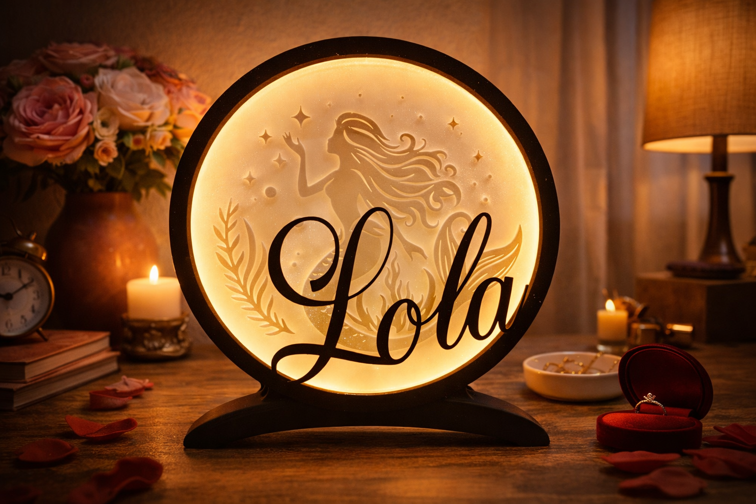 lampe prénom personnalisable