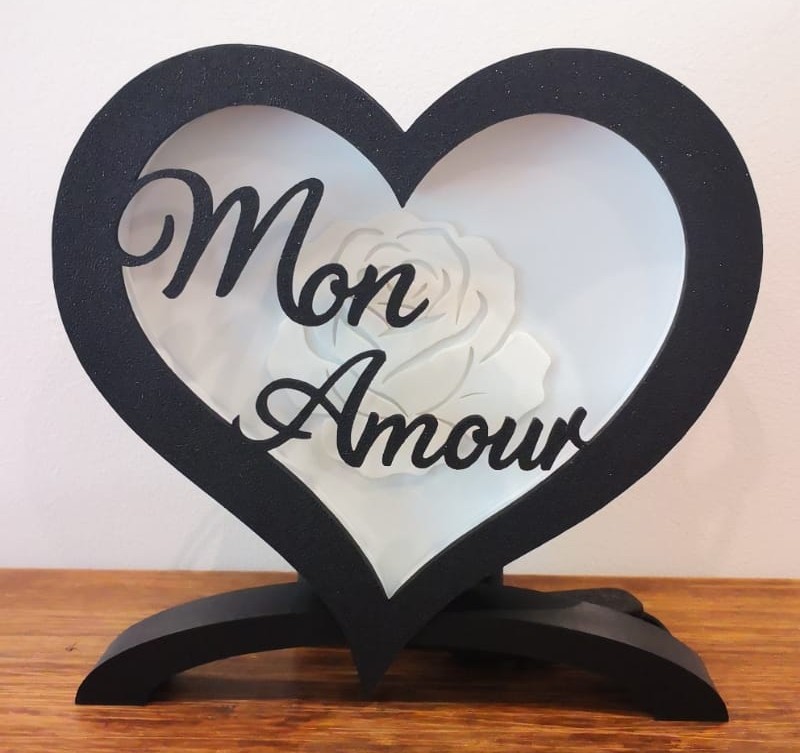 Lampe Cœur "Mon Amour" – Image 3