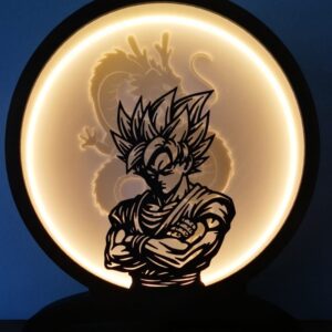Lampe Guerrier Saiyan (inspiration manga)