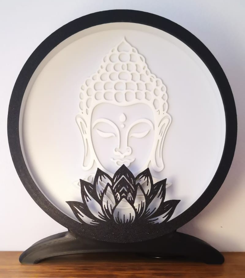 Lampe Bouddha lotus – Image 2