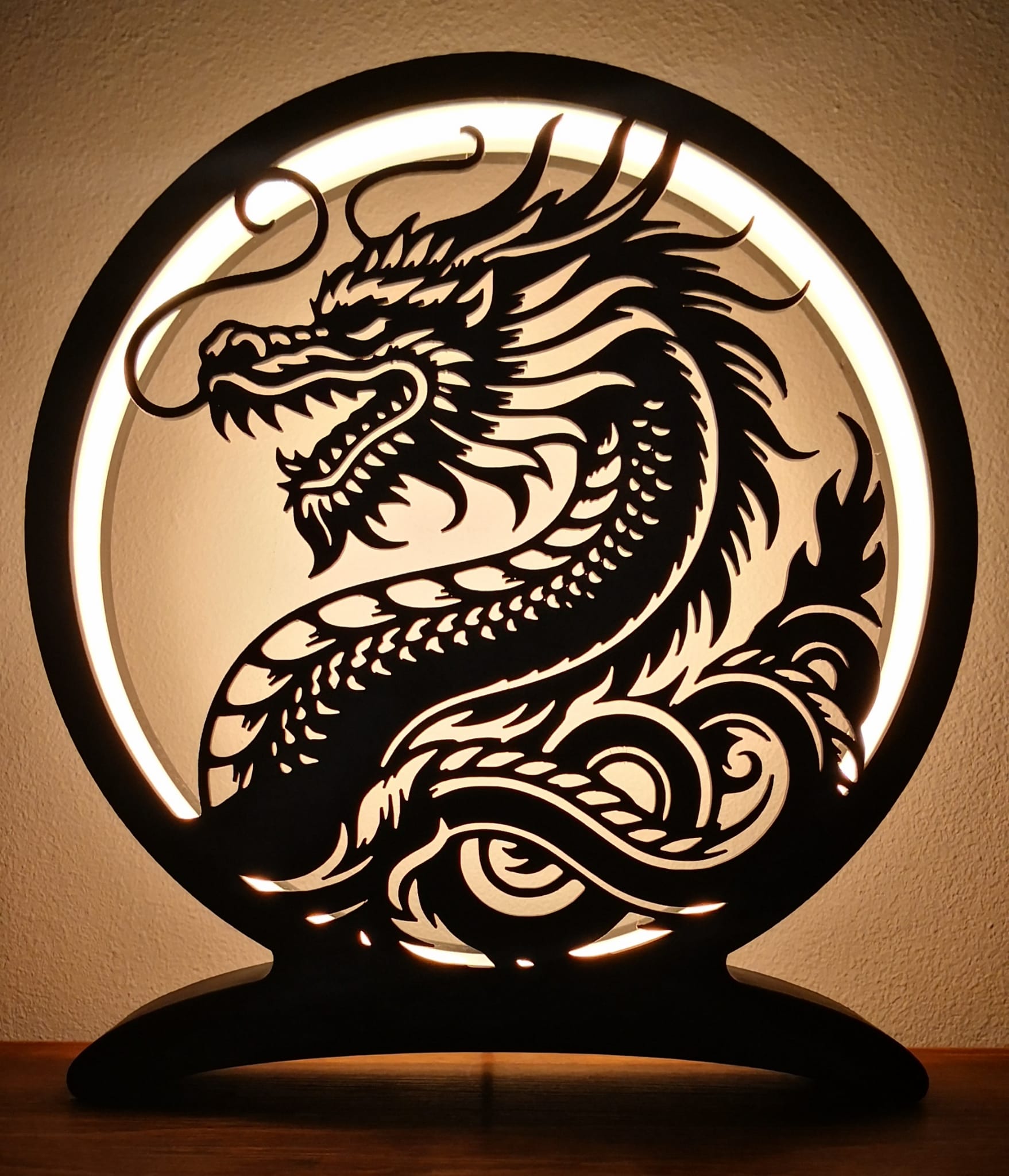 Lampe Dragon asiatique