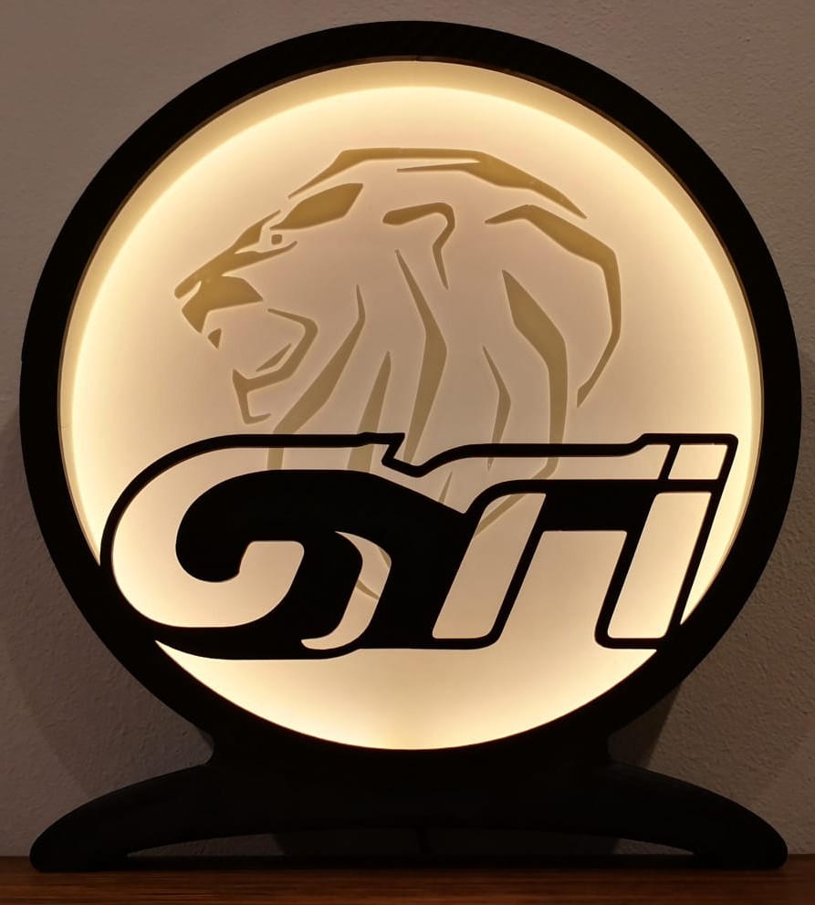 Lampe GTI & lion