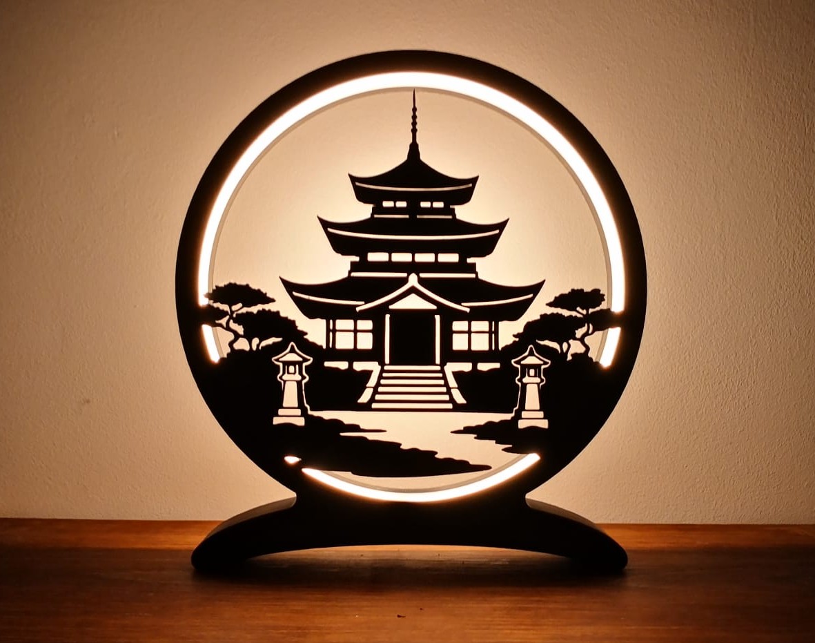 Lampe Temple japonais
