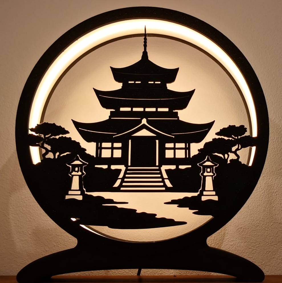 Lampe Temple japonais – Image 3