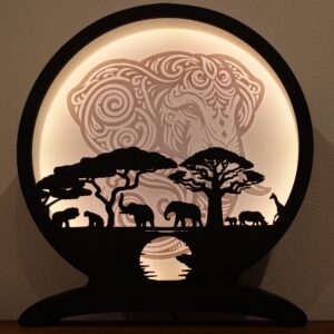 Lampe savane africaine