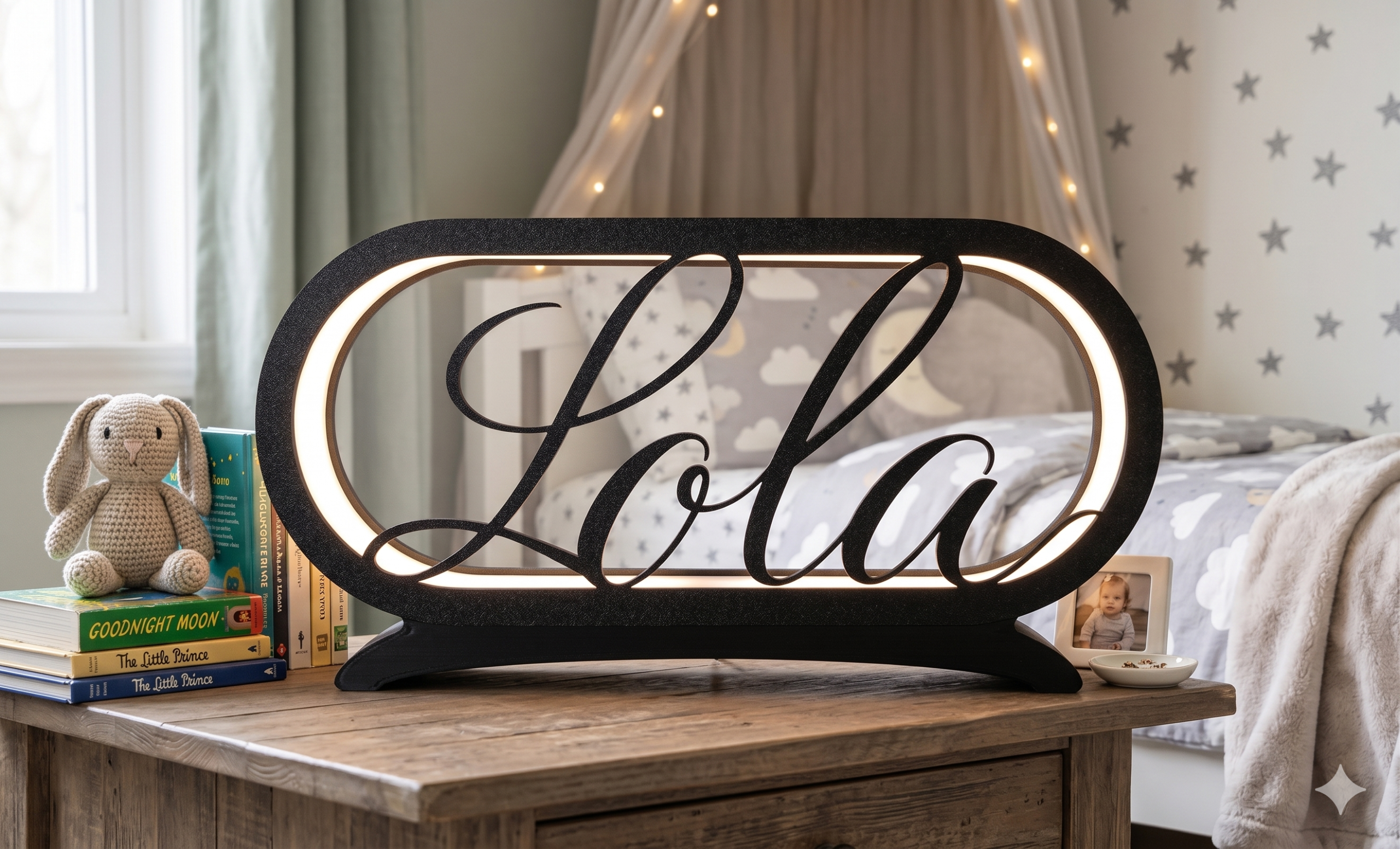 Lampe prénom ovale personnalisable – Image 10